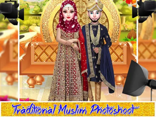 Muslim Girl Wedding & Dressup android App screenshot 0